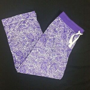 Nautica Sleepwear Paisley Print Pajama Pants Small